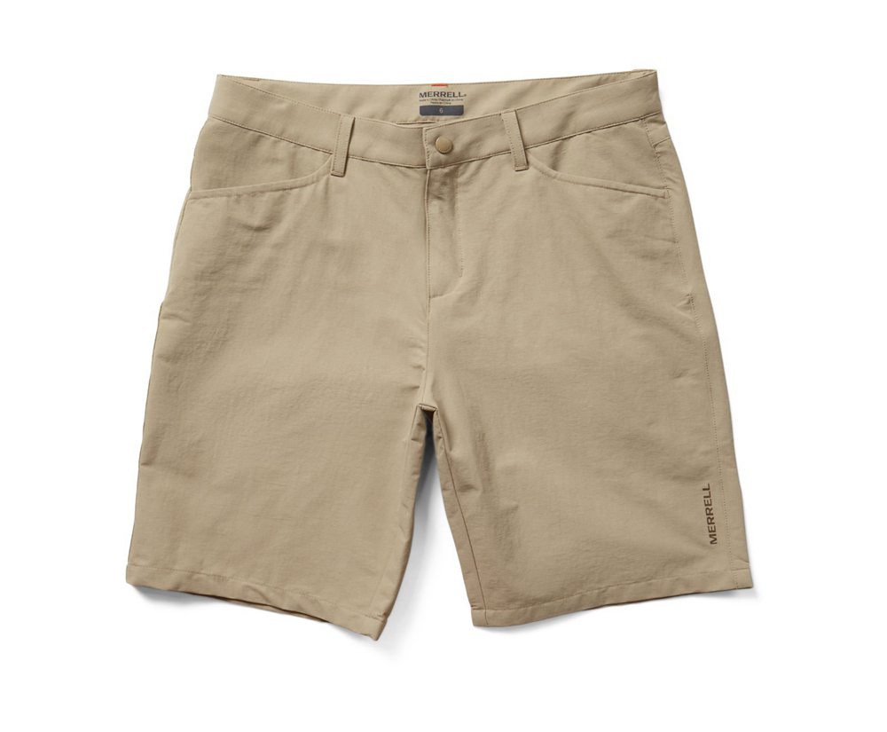 Merrell Shorts Yellow - Entrada - Womens 76ZHTUVID